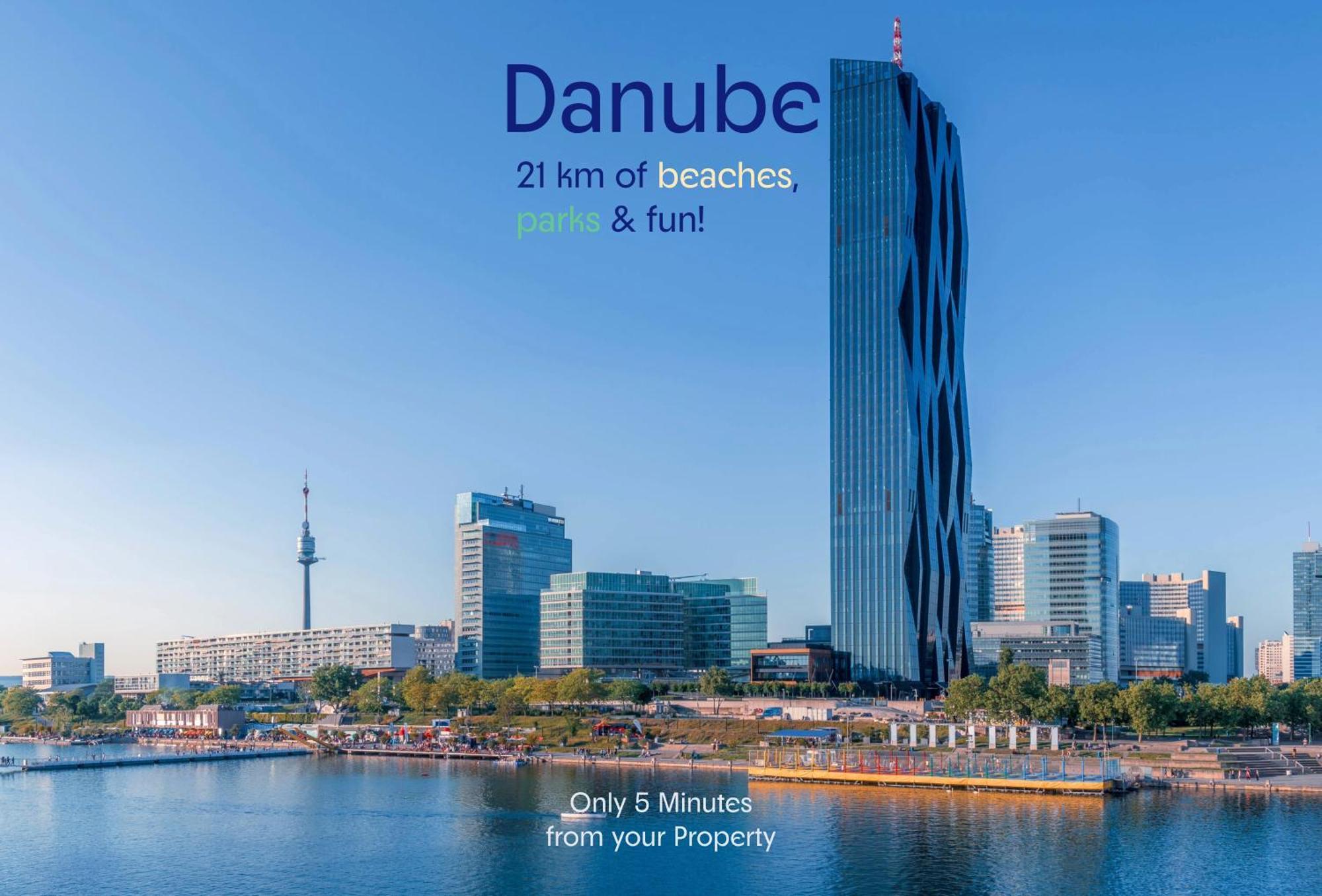 Joyful 2Br Apt. @ Millenium Tower And The Danube Wina Bagian luar foto
